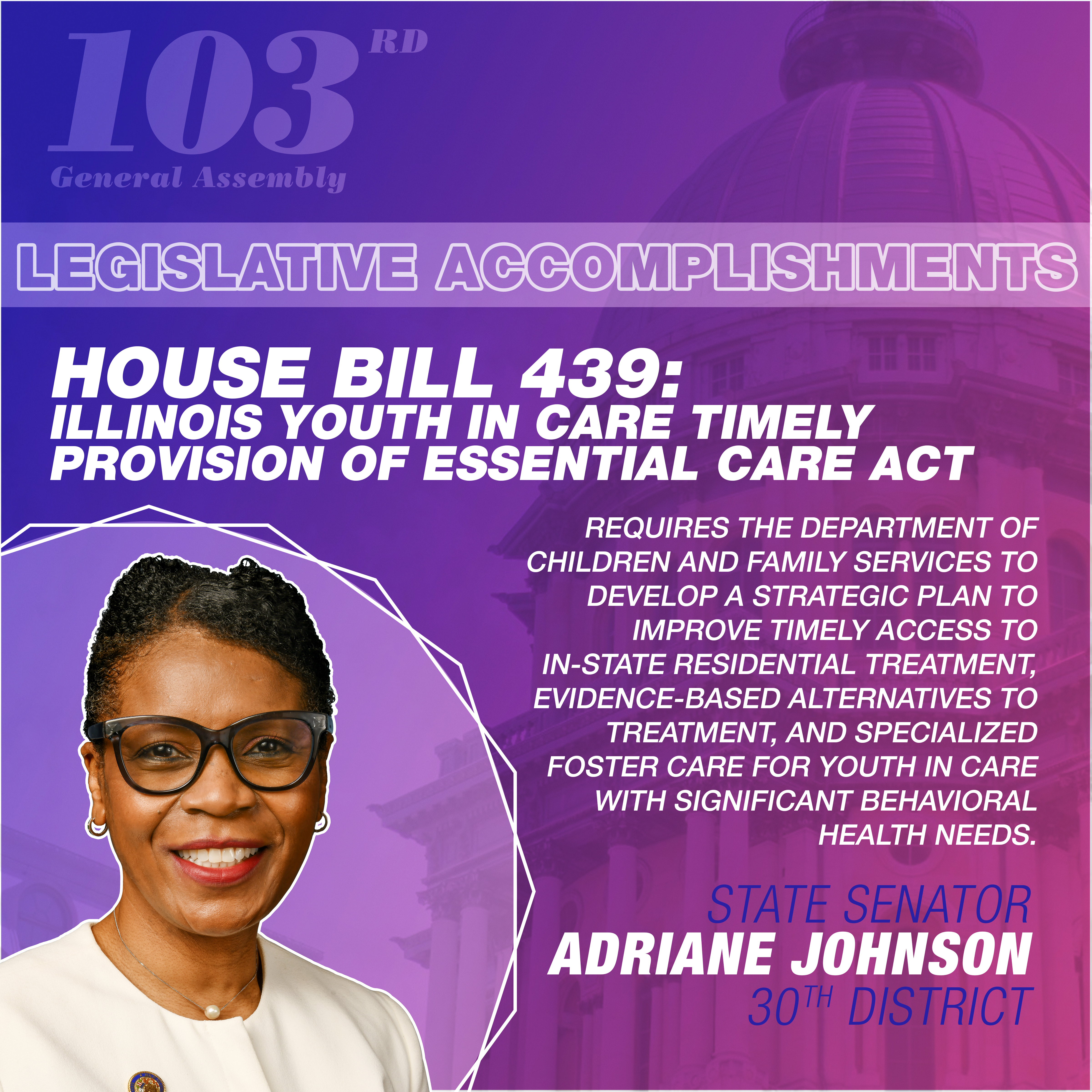 Senator Adriane Johnson - HB439