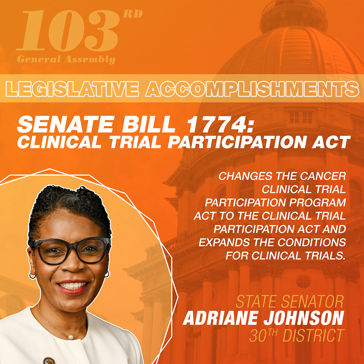 Sen. Adriane Johnson - SB1774