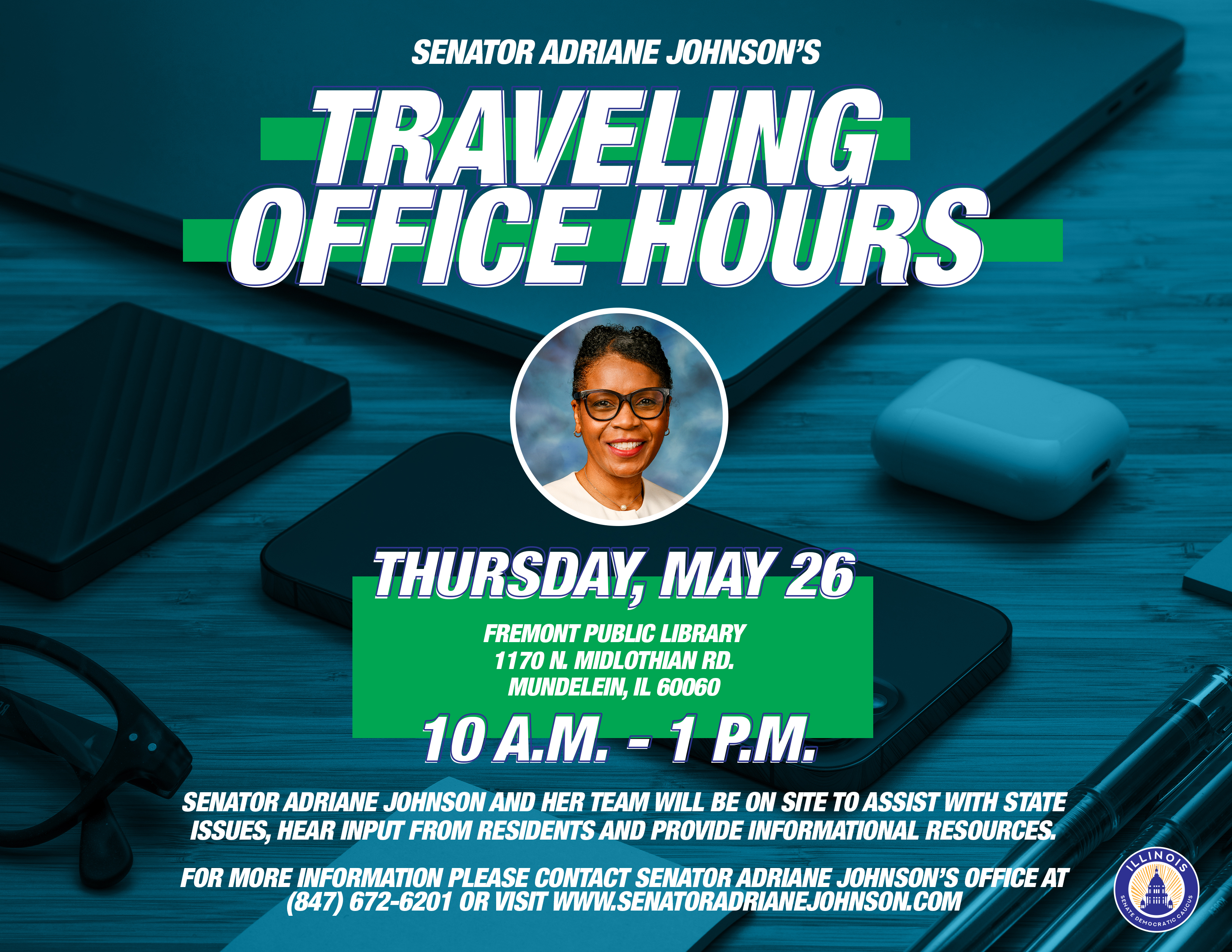 Johnson to host mobile office hours